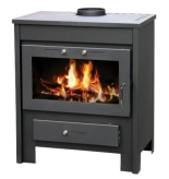 Piec koza na drewno z płaszczem wodnym 13kW - spełnia anty-smogowy EkoProjekt 48283282