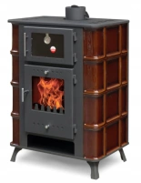 Piec kuchenka kuchnia westfalka z piekarnikiem i płaszczem wodnym 10kW (średnica wylotu spalin: 150 mm, kolor: brązowy) - spełnia anty-smogowy EkoProjekt 04483327