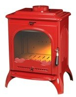 Piec wolnostojący 7kW Seville (wylot spalin: góra, kolor: emalia czerwona) - spełnia anty-smogowy EkoProjekt 86865696