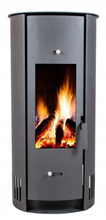 Piec wolnostojący stalowy 6-10kW na drewno (średnica wylotu spalin: 120mm) - spełnia anty-smogowy EkoProjekt 65882974