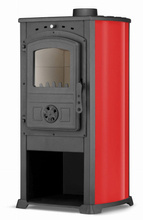 Piec wolnostojący 7,3-10kW (kolor: czerwony, wylot spalin: 120mm) - spełnia anty-smogowy EkoProjekt 99672873