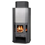 Piec piecyk kominek stalowy na drewno 14kW - spełnia anty-smogowy EkoProjekt 48280251