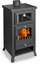 Piec stalowy wolnostojący z płaszczem wodnym i piekarnikiem 10kW - spełnia anty-smogowy EkoProjekt 04483307