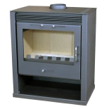 Piec piecyk kominek na drewno 13kW (kolor: czarny) - spełnia anty-smogowy EkoProjekt 48283342